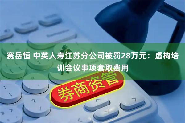 赛岳恒 中英人寿江苏分公司被罚28万元：虚构培训会议事项套取费用