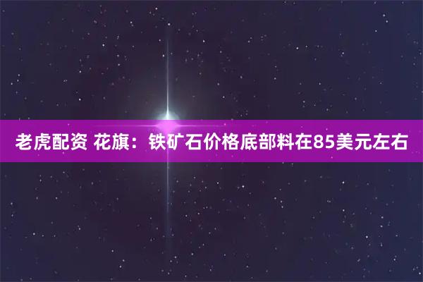 老虎配资 花旗:铁矿石价格底部料在85美元左右